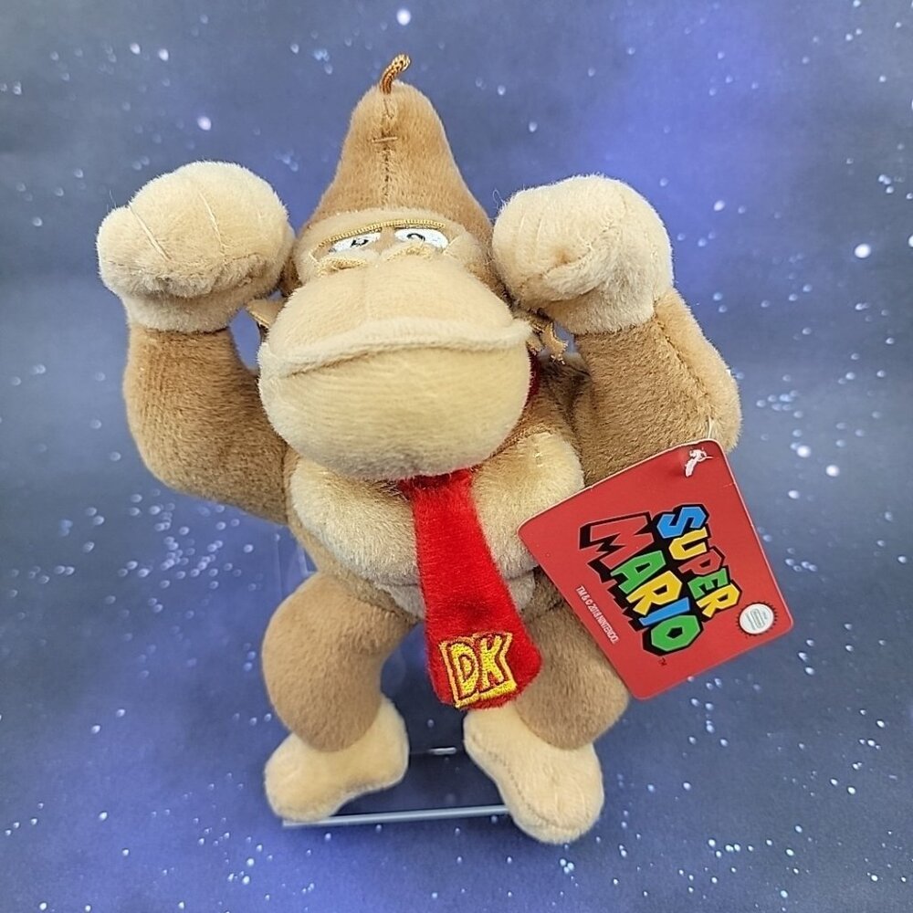 Donkey Kong Super Mario Bros Good Stuff 2018 Plush Toy With Tags